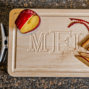 Cutting board personalized